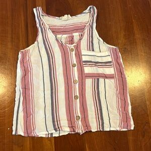 Striped tank top